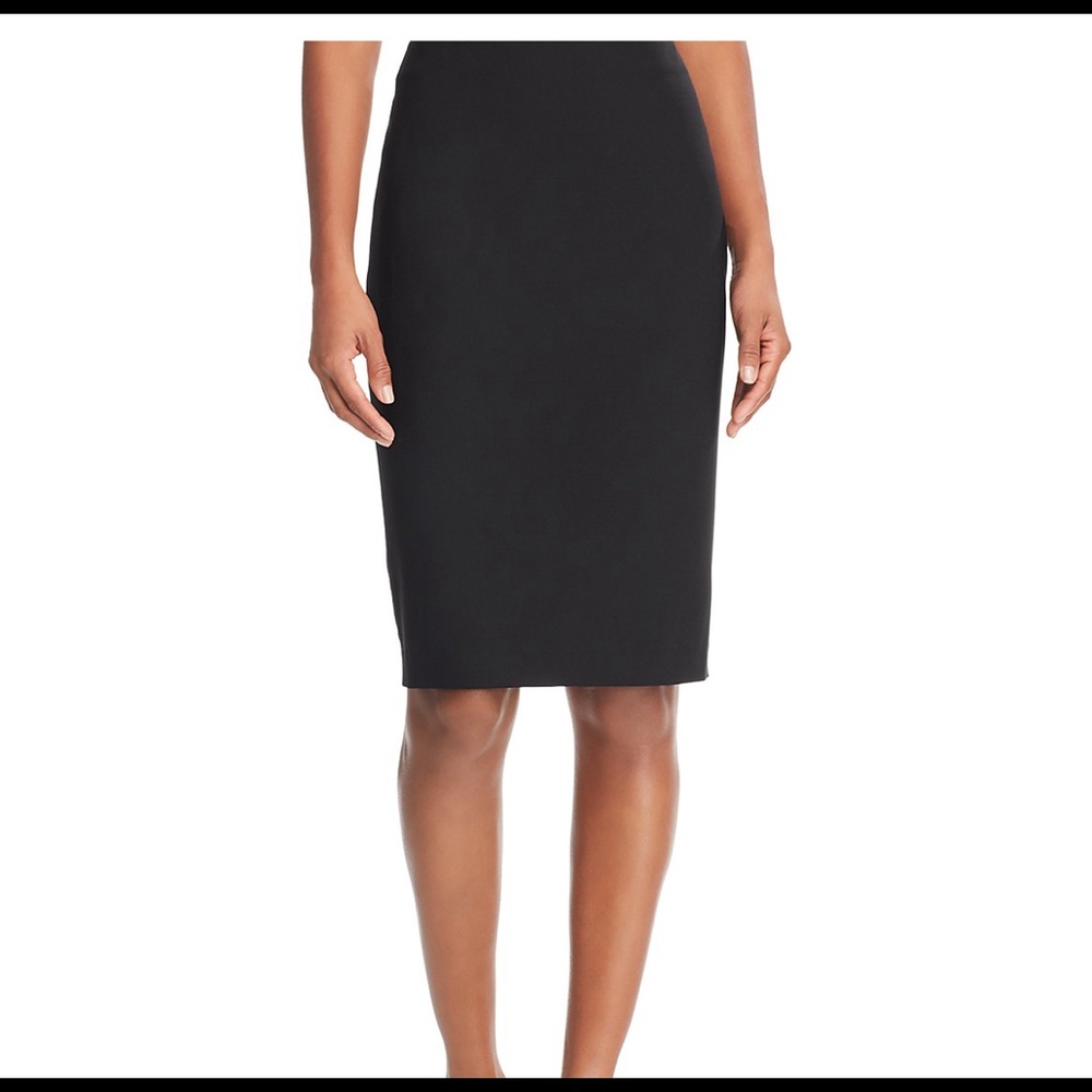Theory black pencil skirt size 00
